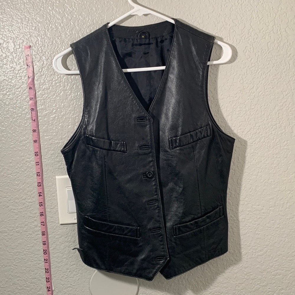 Leather Artist’s Vest- medium